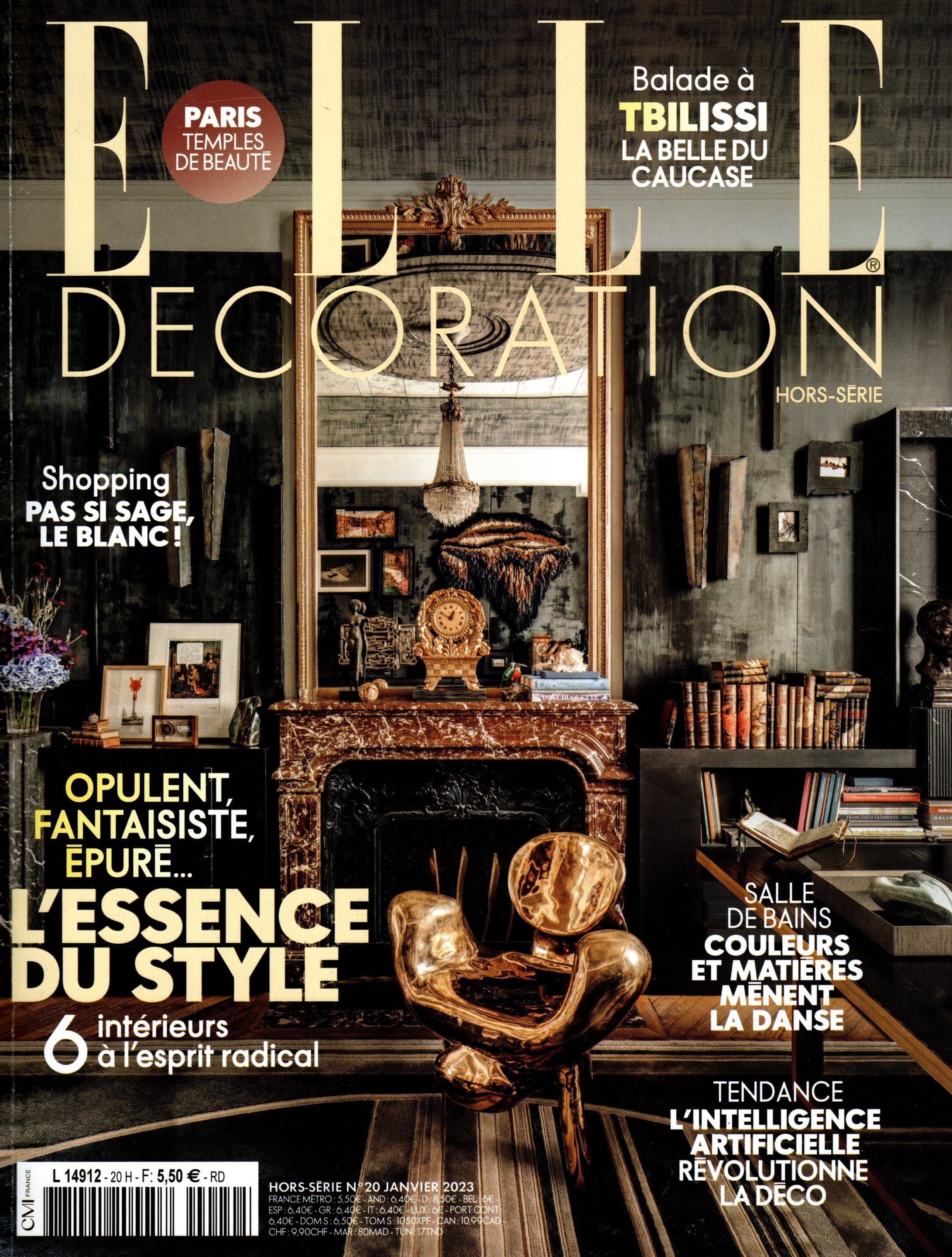 Couverture Elle décoration 2023